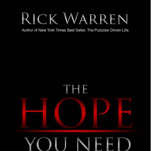 Design Rick Warren's New Book Cover Design by Daniel Myers