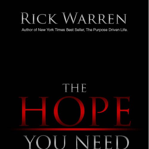 Design Rick Warren's New Book Cover Design réalisé par Daniel Myers