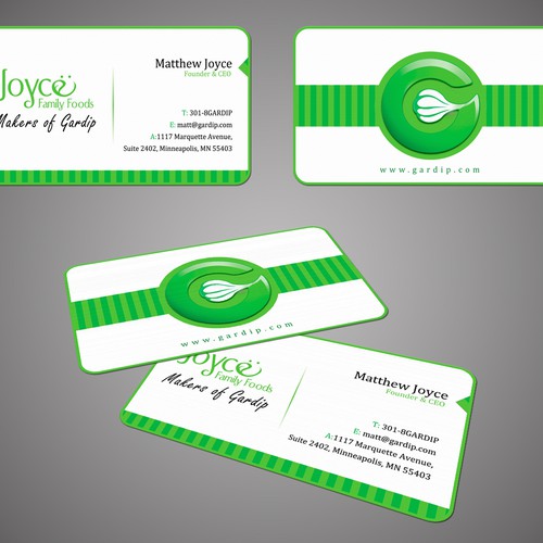 New stationery wanted for Joyce Family Foods Design von Cole.