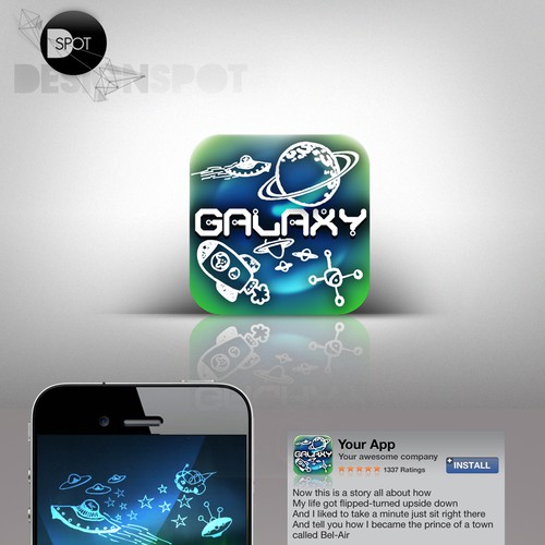 iOS Space Game Needs Logo and Icon Ontwerp door designspot