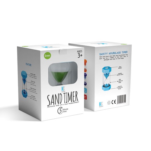 Product packaging for Sand-Timer Design by syakuro