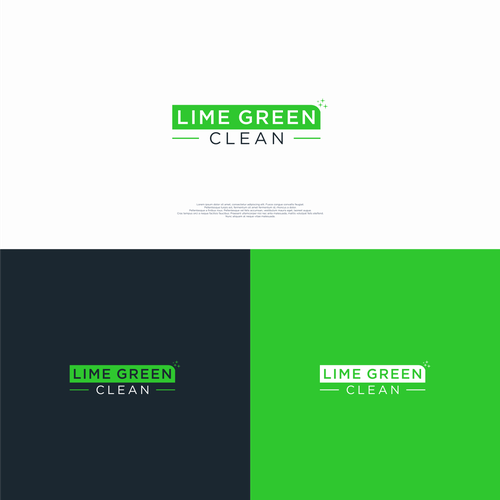 Lime Green Clean Logo and Branding Design by may_moon