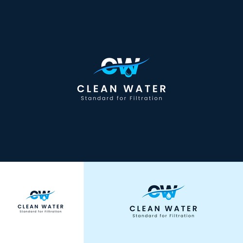 Simple Clean Logo for Water Filtration Company Design by PicoartBd9