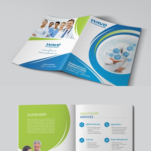 Design a professional, modern, eye-catching healthcare services booklet ...