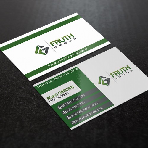 New High Tech Business Cards for High Tech Company Design by Nuhan Enterprise IT