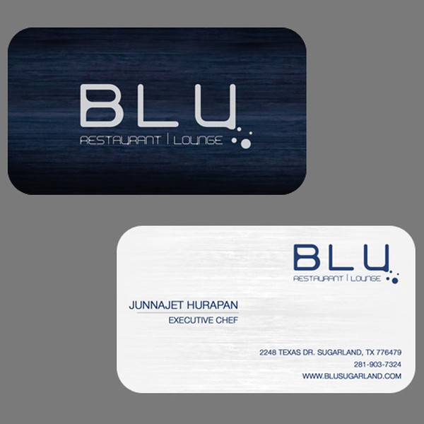 stationery for BLU Restaurant | Lounge