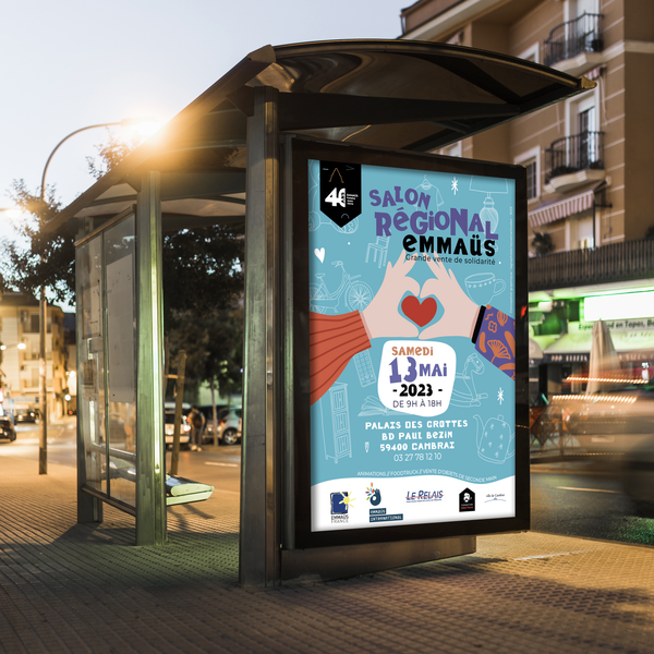 Diseño de justine rhodez titulado "Affiche Salon Régional"