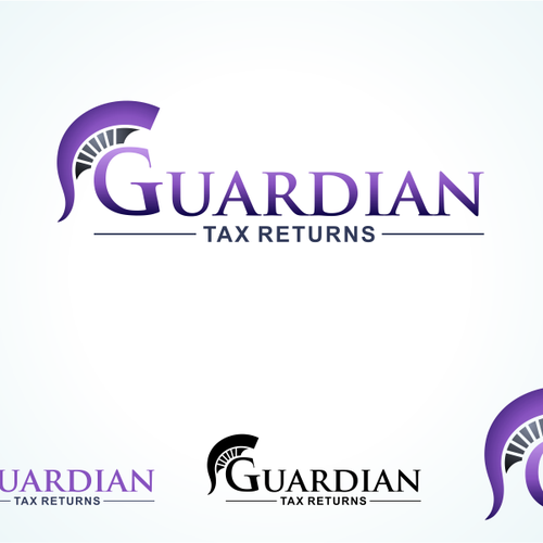 logo for Guardian Tax Returns デザイン by zeweny4design