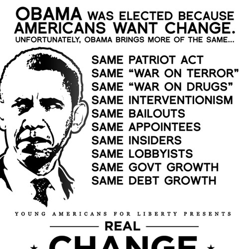 Barack Obama Design by 2.much.coffee.man