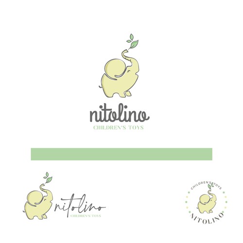 "Playful logo design for a sustainable children toys brand" Design by alita.design