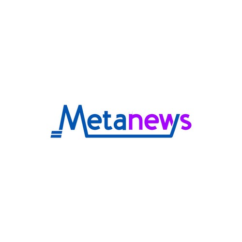 Design a logo for a web3 News platform called MetaNews Design by mdjunaied