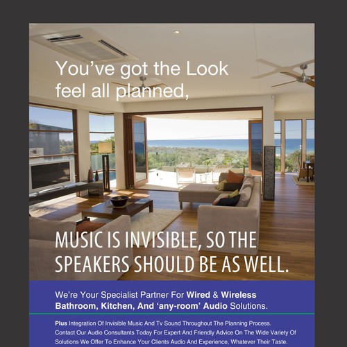 Create An Advert To Integrate Invisible Audio Into Kitchen