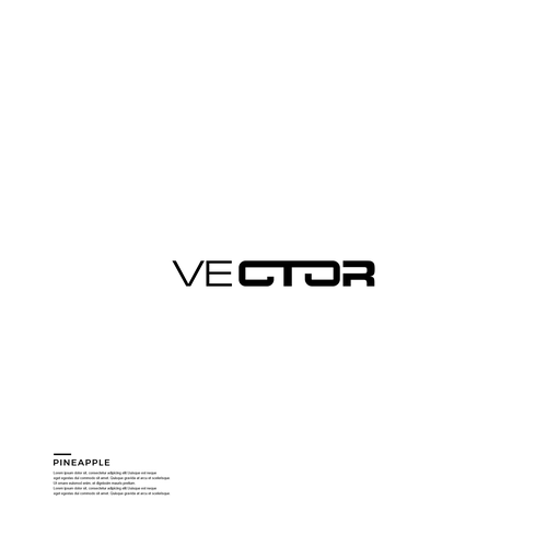 Create a awesome wordmark logo for Vector Design by pineapple ᴵᴰ