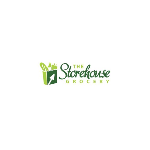 the Storehouse Grocery logo Design by Yulia Hudson