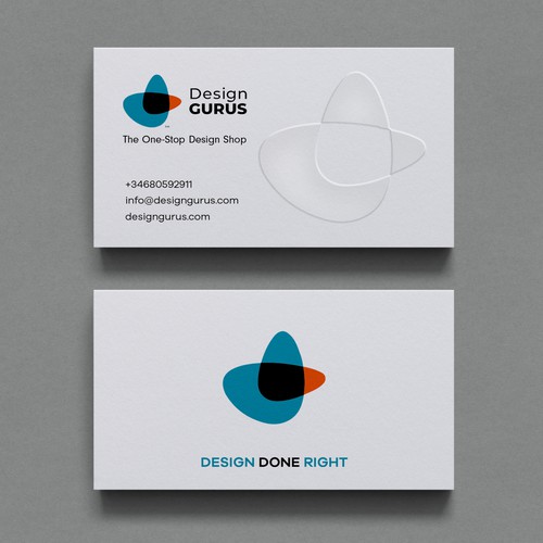 Business Card for DesignGurus.com Design by Birendra Chandra Das