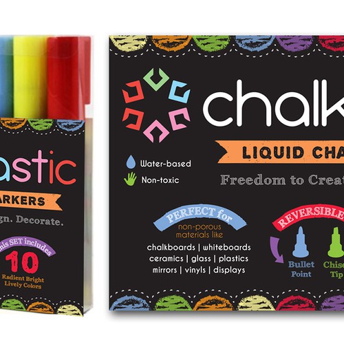 Create a new box design for my liquid chalk pens!, Product packaging  contest