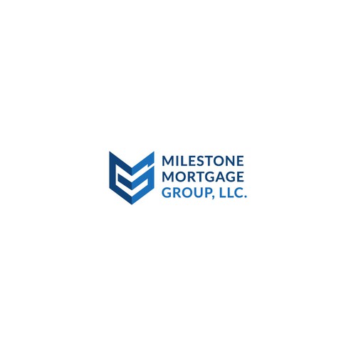 Milestone Mortgage Logo Design by efatabali