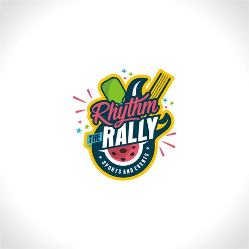 Music Meets Pickleball! Cool, musical logo for sports facility Design by MAhi2014