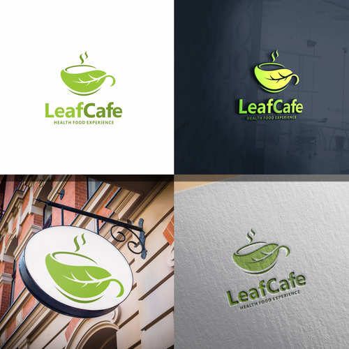 Logo: Leaf Cafe Design by Marie Curie