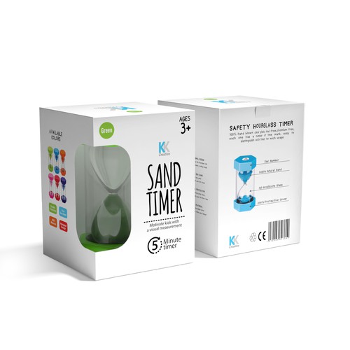 Product packaging for Sand-Timer Design by syakuro