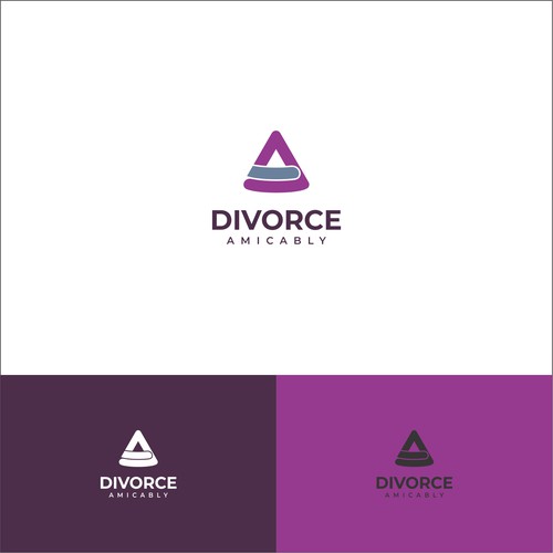 Logo for a new, healthy way for reasonable people to divorce Design by citra designs