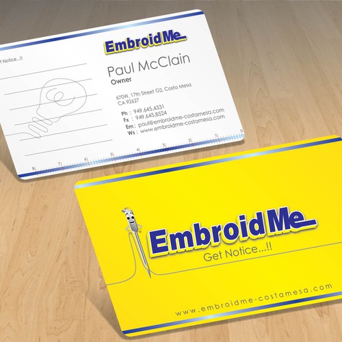 New stationery wanted for EmbroidMe  デザイン by just_Spike™