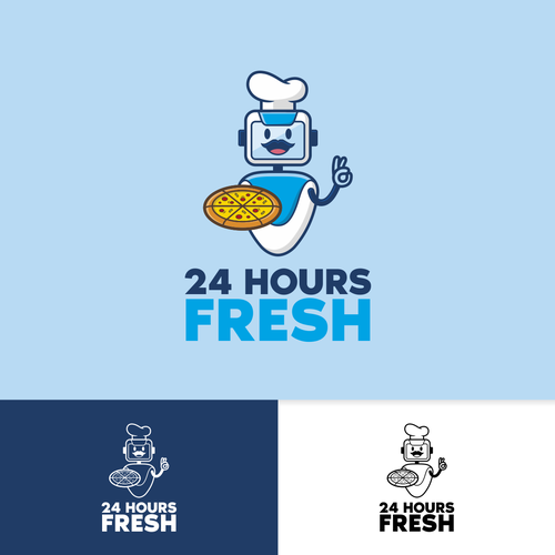 Luxury style of Robot that is making fresh pizza!! Diseño de onder