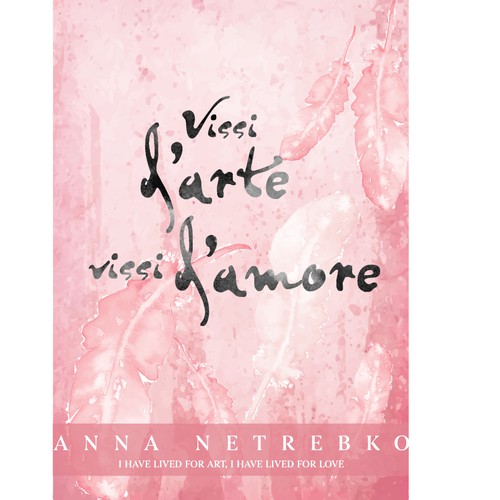 Illustrate a key visual to promote Anna Netrebko’s new album Design by Graphicscape