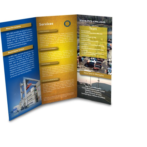 Designs | MRS-CMC Brochure | Brochure contest