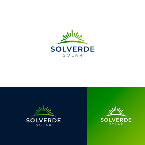 Clean logo for solar company Design by jomx