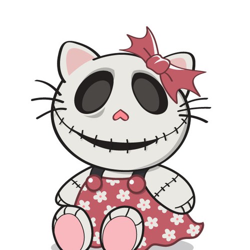 design for Skullo Kitty Réalisé par Cyntrix