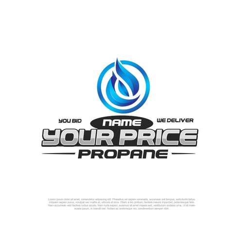 we need a design that will grab the eye for ordering propane and propane pricing. Diseño de pixelgrapiks