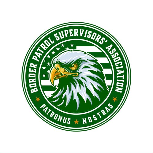 Border Patrol Supervisors Association Eagle Logo Design Design by Sett"