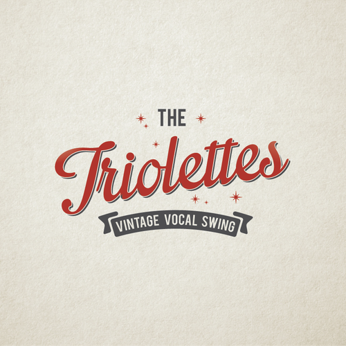 Three professional female singers (The Triolettes) are looking for a retro-chique, curly-feminine logo!! Design by phete