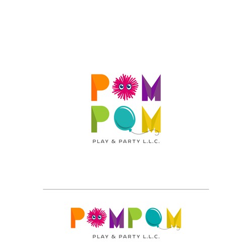 Se insekter Interaktion Torden Pom pom play & party needs a cheerful and attractive logo. | Logo design  contest | 99designs