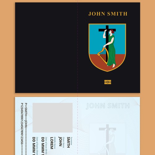 Passport-Style booklet Design Contest Design by LunarDragon