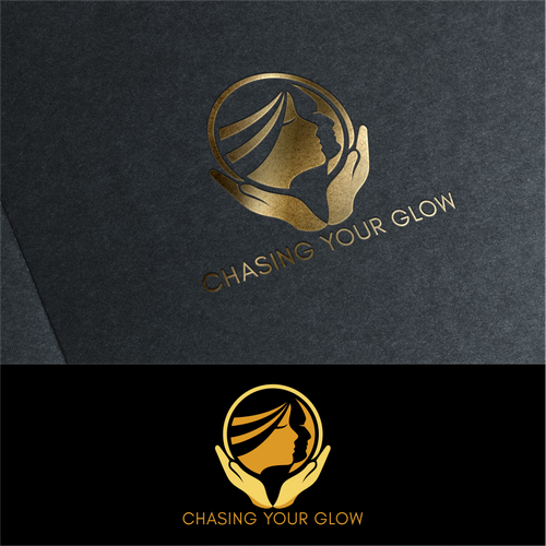 Logo for Glowing Skin and Confidence- glow from within. NO FLOWERS/LOTUS Design by Sri_widya_designs