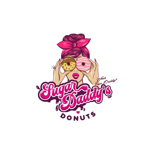 SUGAR DADDY DONUTS LOGO CONTEST Design by nindadian