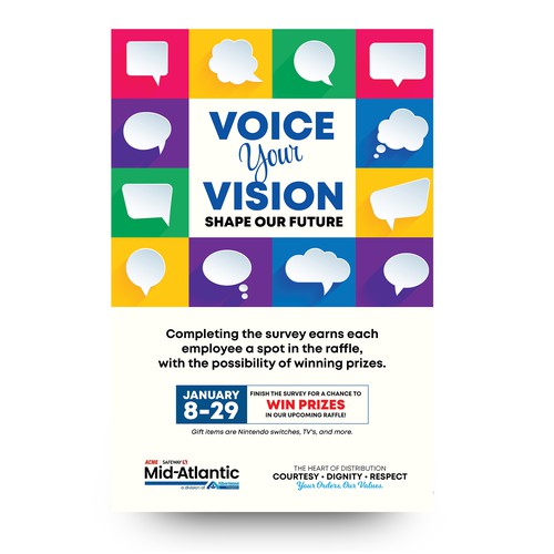 Acme Survey Need 100% Participation Design by _Blue_