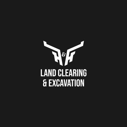 LOGO AND LETTER HEAD FOR H&H LAND CLEARING AND EXEXCAVATION Design von Khumairart