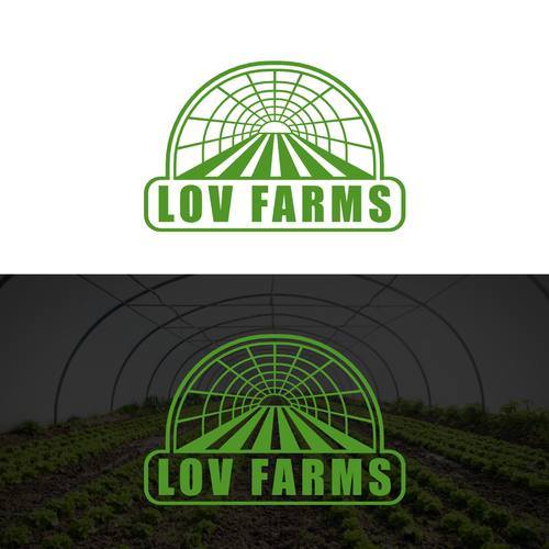 Modern/Abstract logo for small upstate NY vegetable farm. Design by metaXsu