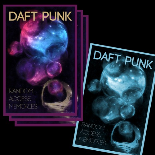 Design 99designs community contest: create a Daft Punk concert poster por Artrocity