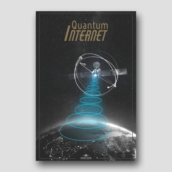 Design by Piantoperdente titled "quantum internet"