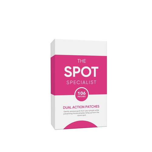 Pimple Patch PACKAGING to appeal to FEMALE BEAUTY user Design by Rajith Shantha