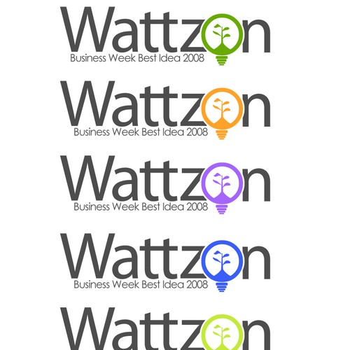 Help WattzOn (BusinessWeek Best Idea 2008) with a new logo Design by JKater