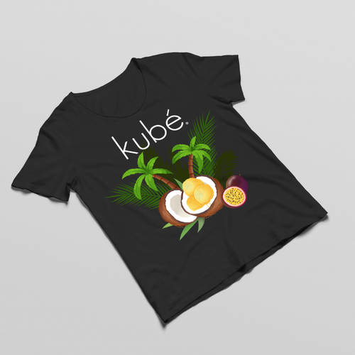 Design a graphic image for the BEST TASTING vegan ice cream manufacturer (kubé) and brand in Oakland Diseño de rulasic