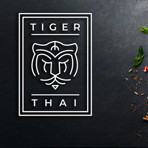 A Thai food take out menu to entice everyone to try all the dishes. Design by TheElevens 11.11