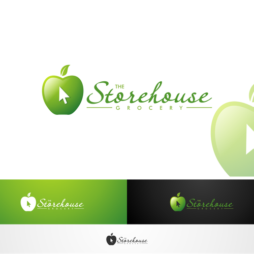 V Slimさんのthe Storehouse Grocery logoデザイン