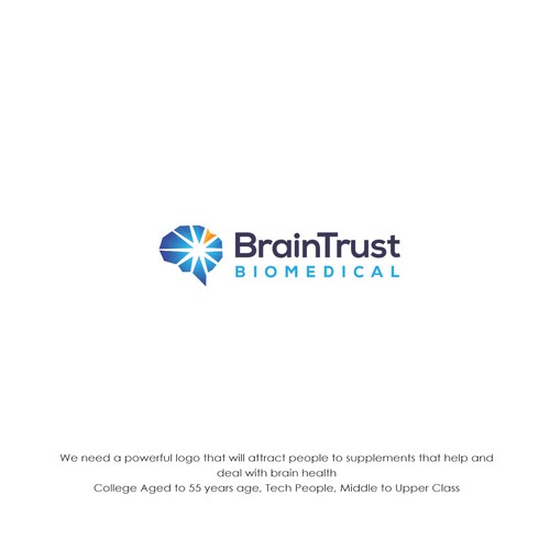 We need a powerful logo that will attract people to supplements that help and deal with brain health Ontwerp door Brandstar™