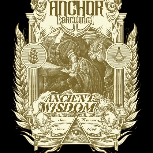 Fun project for America's oldest craft brewery, Anchor Brewing Co.! Design por fenkurniawan